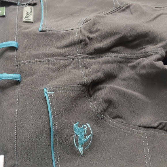 Piper by SmartPak riding breech, 30R, mauve, grey and blue - Picture 3 of 3